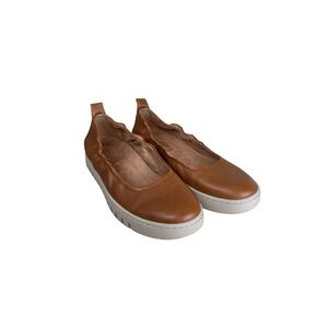 Vionic Women’s Uptown Ballet Slip On Sneaker Tan Style In Size 7